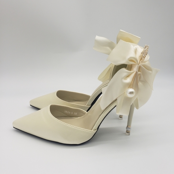 720- Women's Stiletto Heels Shoes Size EU 38 7.5 US - Picture 2 of 10